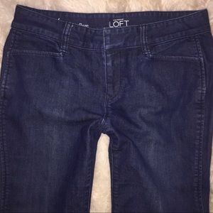 Ann Taylor Loft Jeans Dark Wash Low Rise: 4P